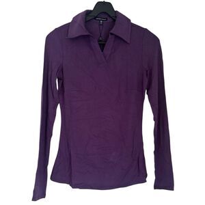 Universal Standard Women's Aalto Liquid Jersey Polo Top Size 4XS (00-0)